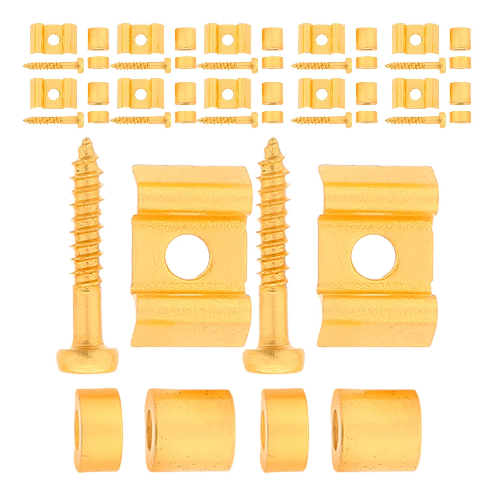 

1Set Electric Guitar String Retainer Stable Clamp Compatible for Acoustic Bass Guitar Parts Accessories Dampener