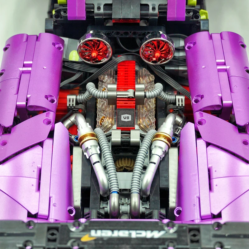 ديكور مكتب GULY 10617 التقنية MOC P1 سوبر سباق السيارات Hypercar نموذج اللبنات الطوب لغز لتقوم بها بنفسك لعبة هدية الكريسماس للأطفال #1