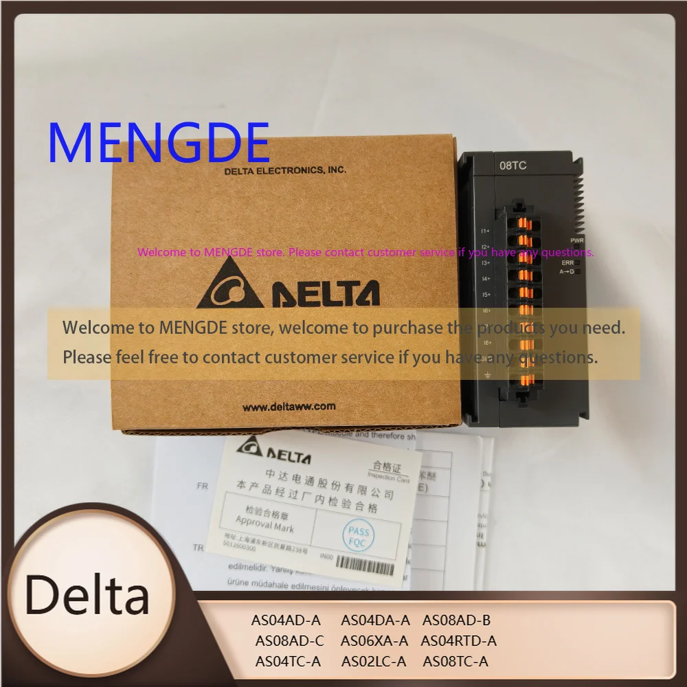 Delta AS04AD-A AS04DA-A AS08AD-B AS08AD-C AS06XA-A AS04RTD-A AS04TC-A AS02LC-A AS08TC-A AS Series Analog Module New Original