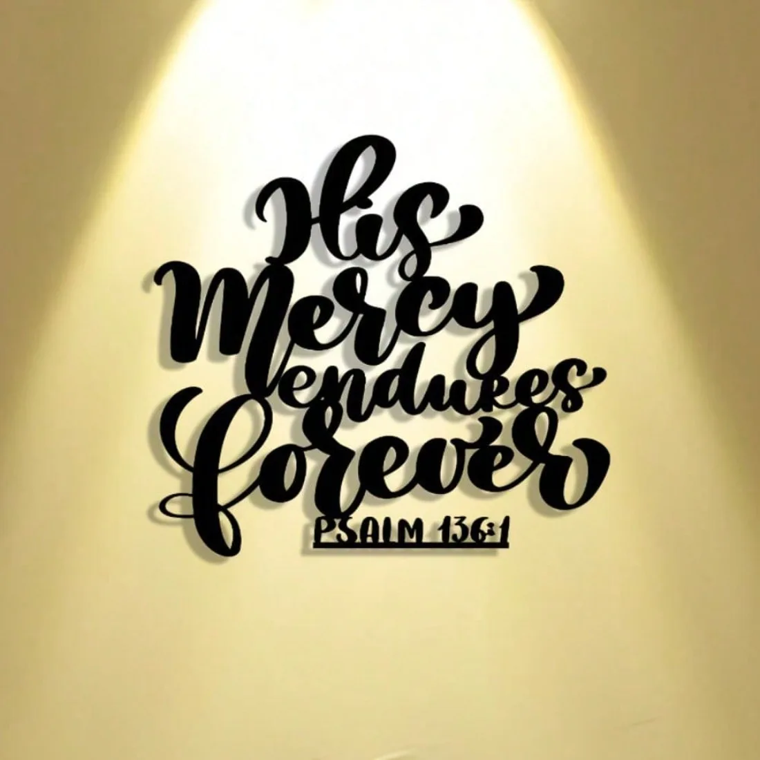 

Металлическая табличка из Библии 136.1, настенный декор, знак Писания для дома и сада, съемный уличный домашний художественный подарок