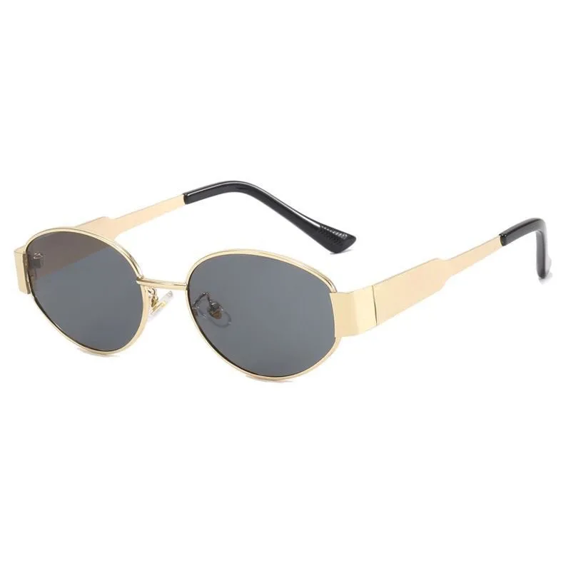 New Vintage Round Sunglasses Women Men Circular Sun Glasses Female Oval Eyewear Oculos De Sol for Male Female Eyeglasses image 5