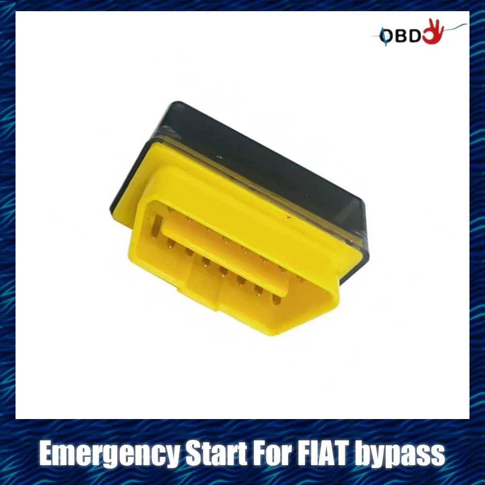NEW For FIAT Bypass OBD2 Emergency Start Device Car Diagnostic Tools Intelligent Ecognition ECU Device Plug and Start Yellow