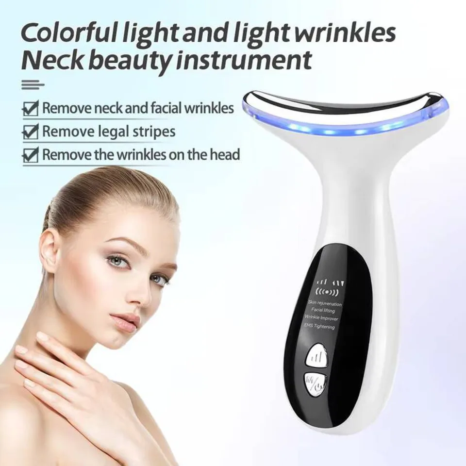 목 미용 EMS 페이스 리프팅 머신 리무버 안티 링클 스킨 강화 페이셜 마사지 스킨 레쥬베네이션 안티 에이징 강화