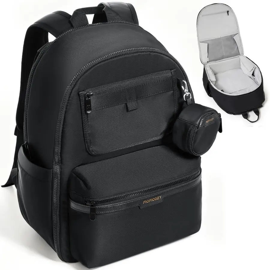 

Сумка для подгузников GoEase, стильная, прочная, водонепроницаемая детская сумка с усилителем и несколькими карманами, отделением для ноутбука, пеленальная коляска с усилителем для коляски Stra