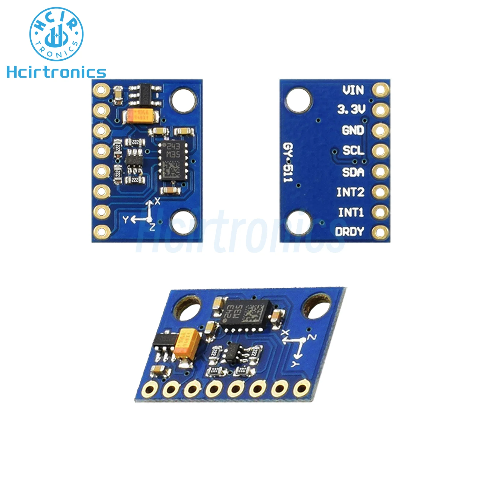 GY-511 LSM303DLHC Module GY511 E-Compass 3 Axis Accelerometer + 3 Axis Magnetometer Module Sensor for Arduino