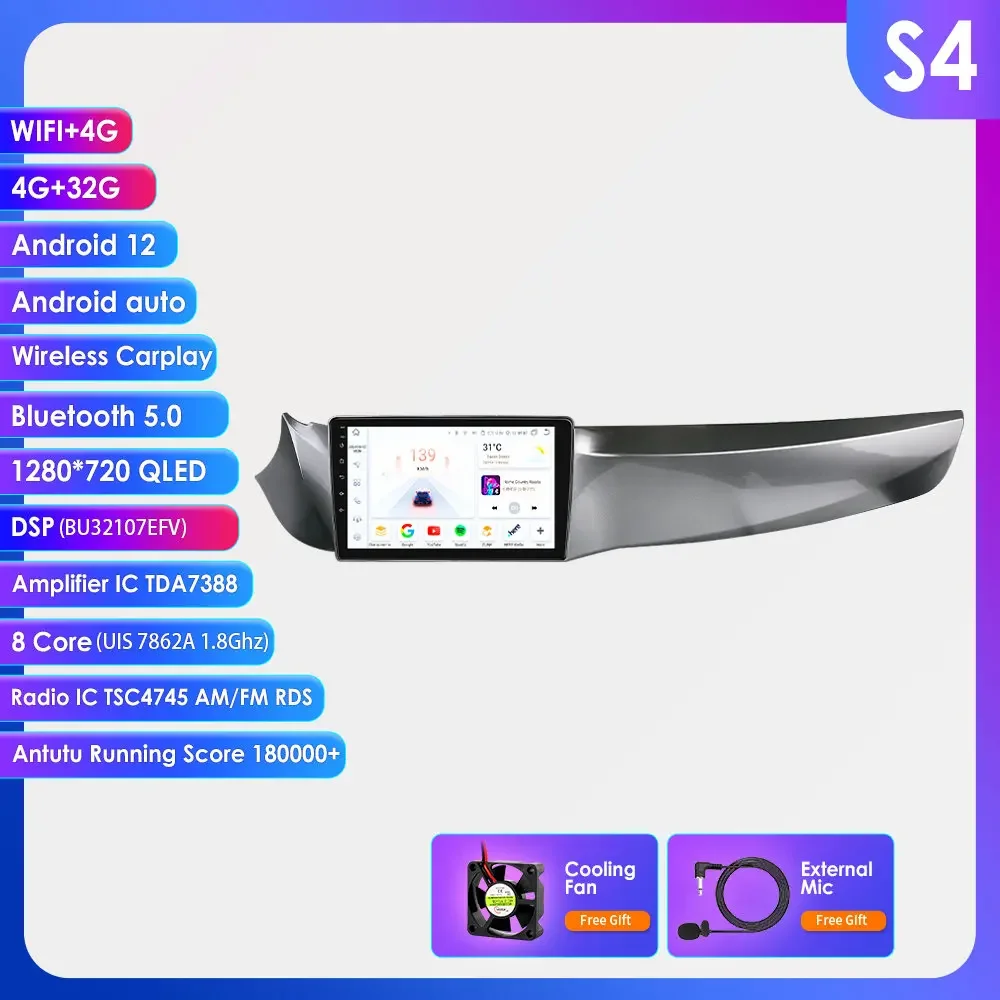 360Camera 2din Carplay Android 13 Autoradio Voor Alfa Romeo Giulietta 2010-2018 Auto Multimediaspeler Navi Gps 2din Autoradio