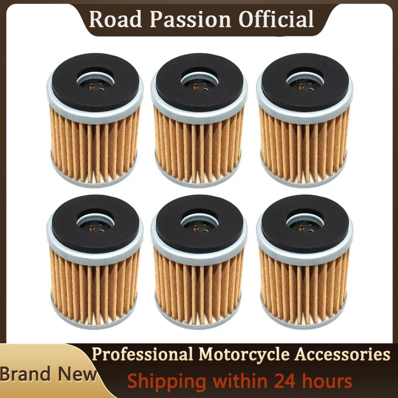 

6pcs Oil Filter For YAMAHA WR250F WR 250F 2009-2016 WR250R WR 250R 2009-2016 WR250X WR 250X 2009-2012 WR450F 2011-2016