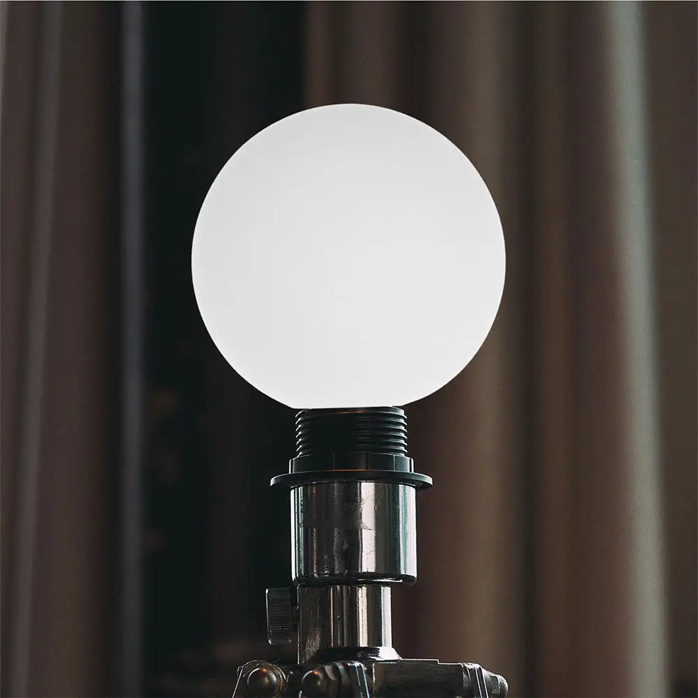 

Milky White Frosted Glass Globe Round Lamp Shade Ceiling Light Replacement Living Room Dining Fixture Glass Lampshade