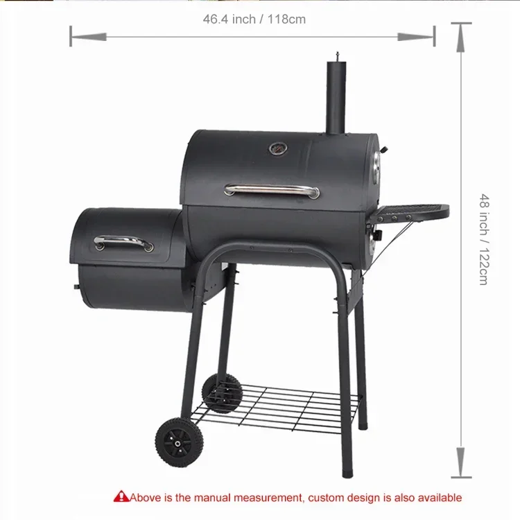 Hot Selling KEYO Classical Outdoor Home Garden Heavy Duty BBQ Grills Wood Pellet Smoker