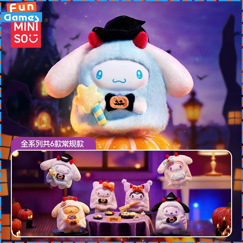 

Новый Kawaii MINISO слепая коробка персонажи конфеты карнавал ночная серия загадочная коробка аниме фигурка игрушка орнамент подарки на день рождения для девочек
