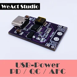 Type-C QC AFC PD2.0 PD3.0 to DC Spoof Scam Fast Charge Trigger Polling Detector USB-PD Notebook Power Supply Change Board Module