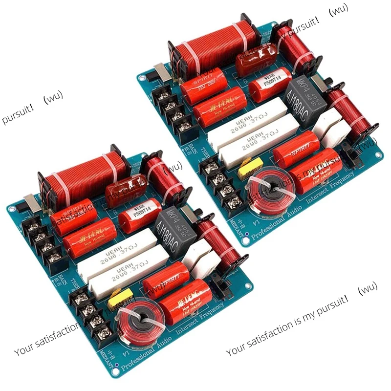 

ZOCI 2X 350W 3 Ways Frequency Divider Board KTV Stage Speaker Crossover Audio Treble Mediant Bass 3 Way Crossover Divider
