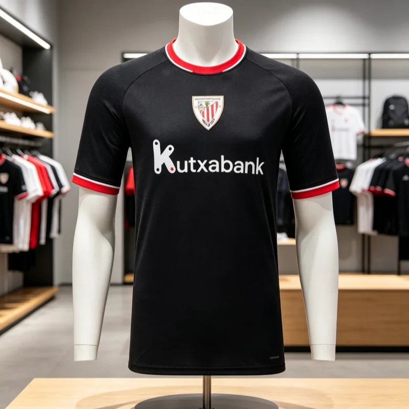 26-27 Neue Spanische Sport-Fußballtrikots Sommer 3D-Druck Schnelltrocknende Sport-Kurzarm-T-Shirts für Familien – Detail 1