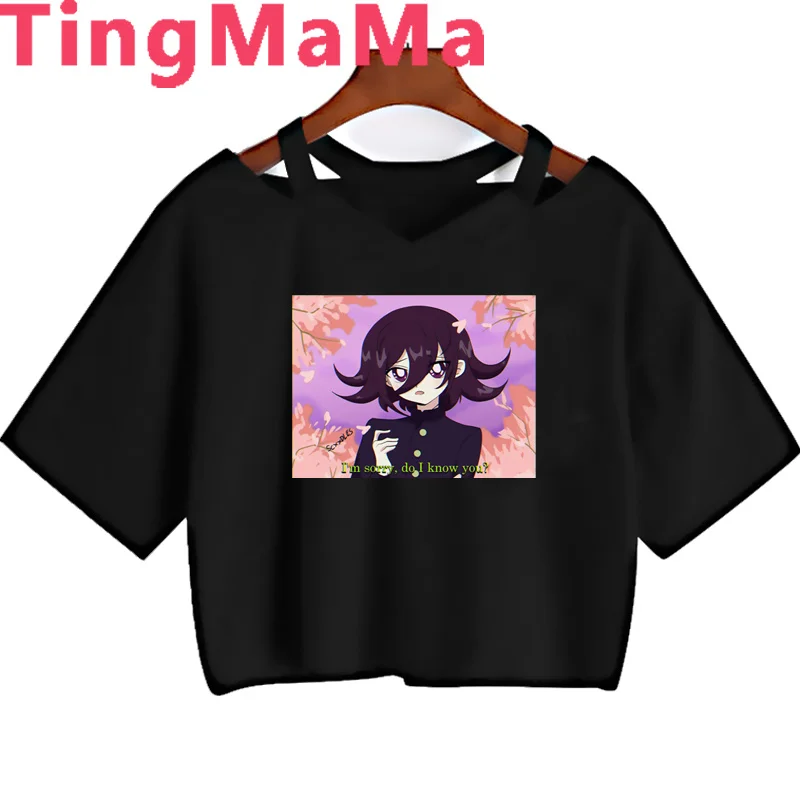 Danganronpa V3 Ouma Kokichi Nagito Komaeda tshirt summer top female japanese tumblr streetwear couple  kawaii t-shirt tumblr