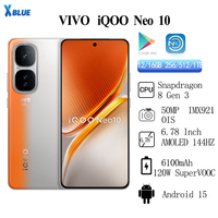 Original VIVO iQOO Neo 10  6100mAh Battery 120W SuperVOOC Snapdragon 8 Gen 3  50MP  IMX921 OIS 6.78 Inch AMOLED 144Hz NFC OTA