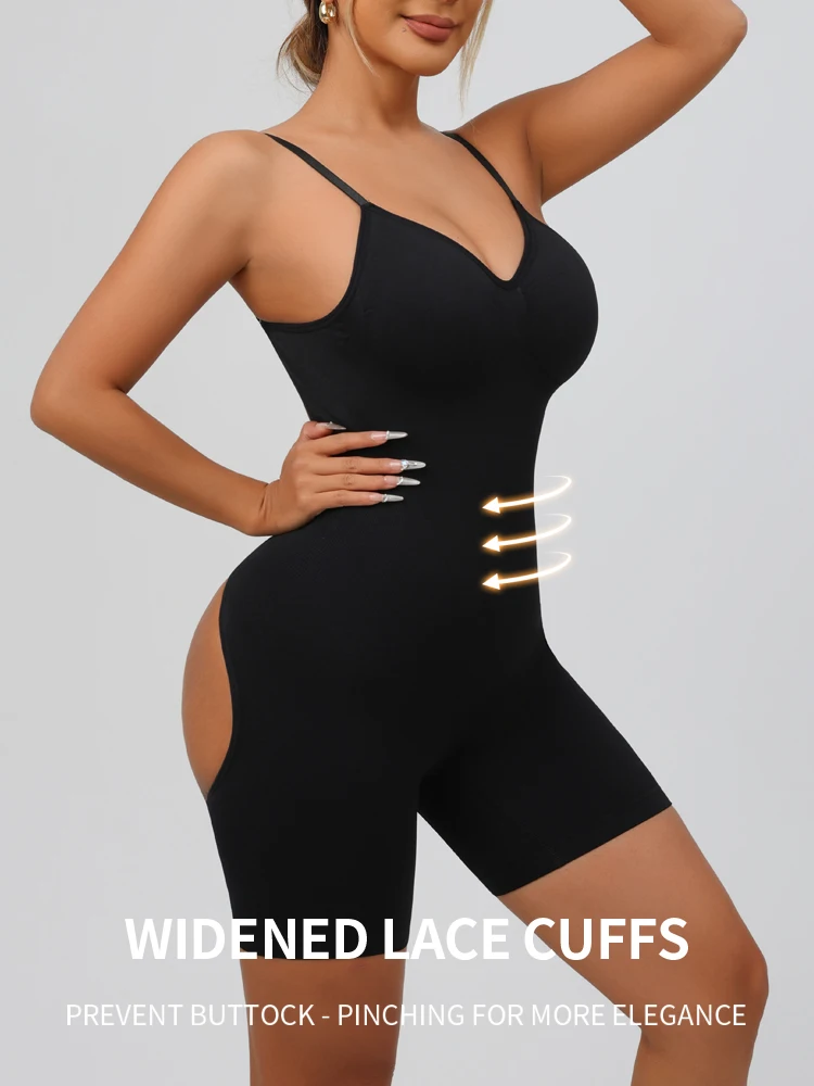 Women's Fajas Colombianas Shapewear Bodysuit Seamless Sexy Tummy Control Butt Lifter Thigh Slimmer Enhanced Curves