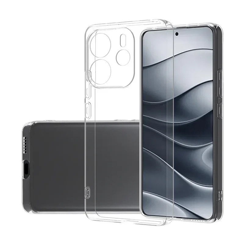 

Slim Soft TPU Clear Phone Case On For Xiaomi Redmi Note 14 Note14 4G 5G Global Version Cover Fundas Capa