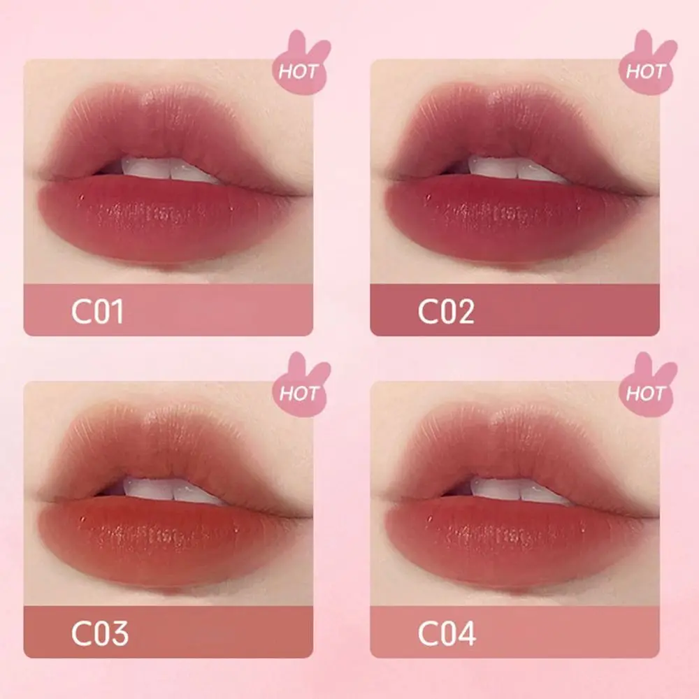 Waterproof Mirror Lip Glaze Non-stick Cup with Chain Moisturizing Lip Gloss Moisturizing Liquid Water Light Color Lip Stick