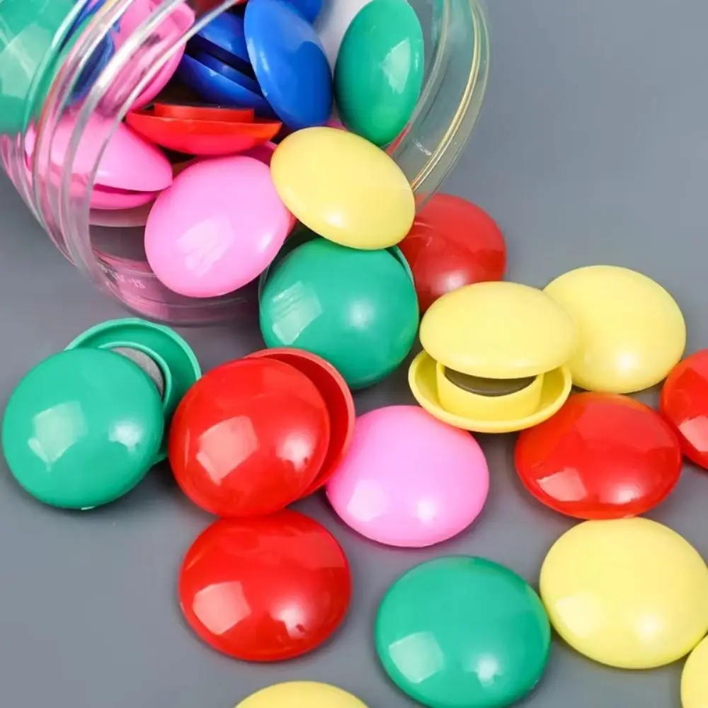 Durable 20/30/40mm Magnetic Beads Round Colorful Office Whiteboard Magnets DIY Fridge Magnet Stickers view 5