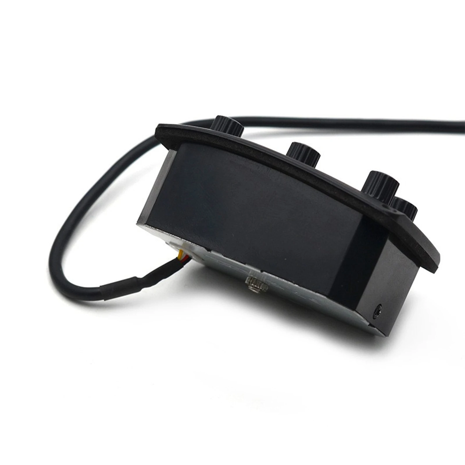 Micro de guitare acoustique micro de guitare classique folk à quatre sections avec douze accordeurs de taux moyen Volume de sortie de tête Audio 6.35