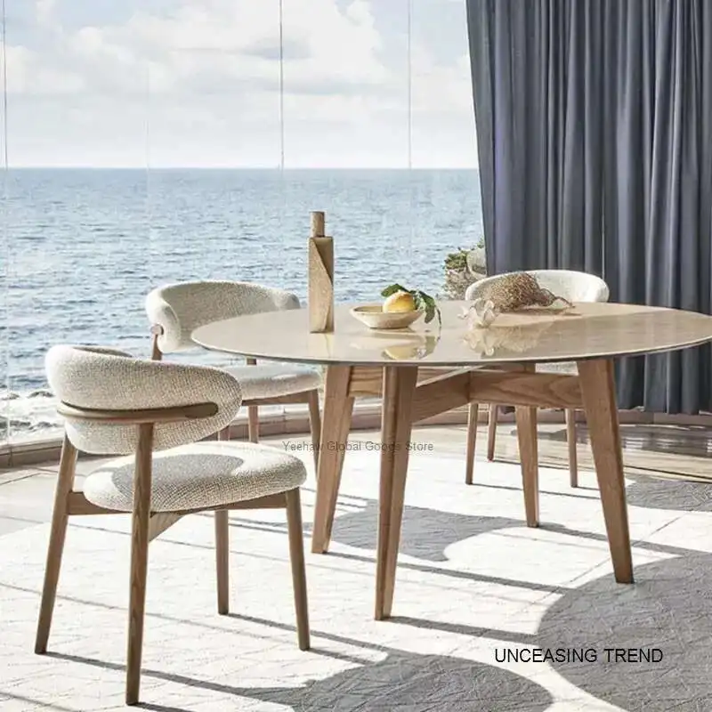 Simple Stylish Chair Light Luxury Nordic Style Modern Chair Home Desk Dining Room Cadeiras Kitchen Chairs AuraCraft image 3