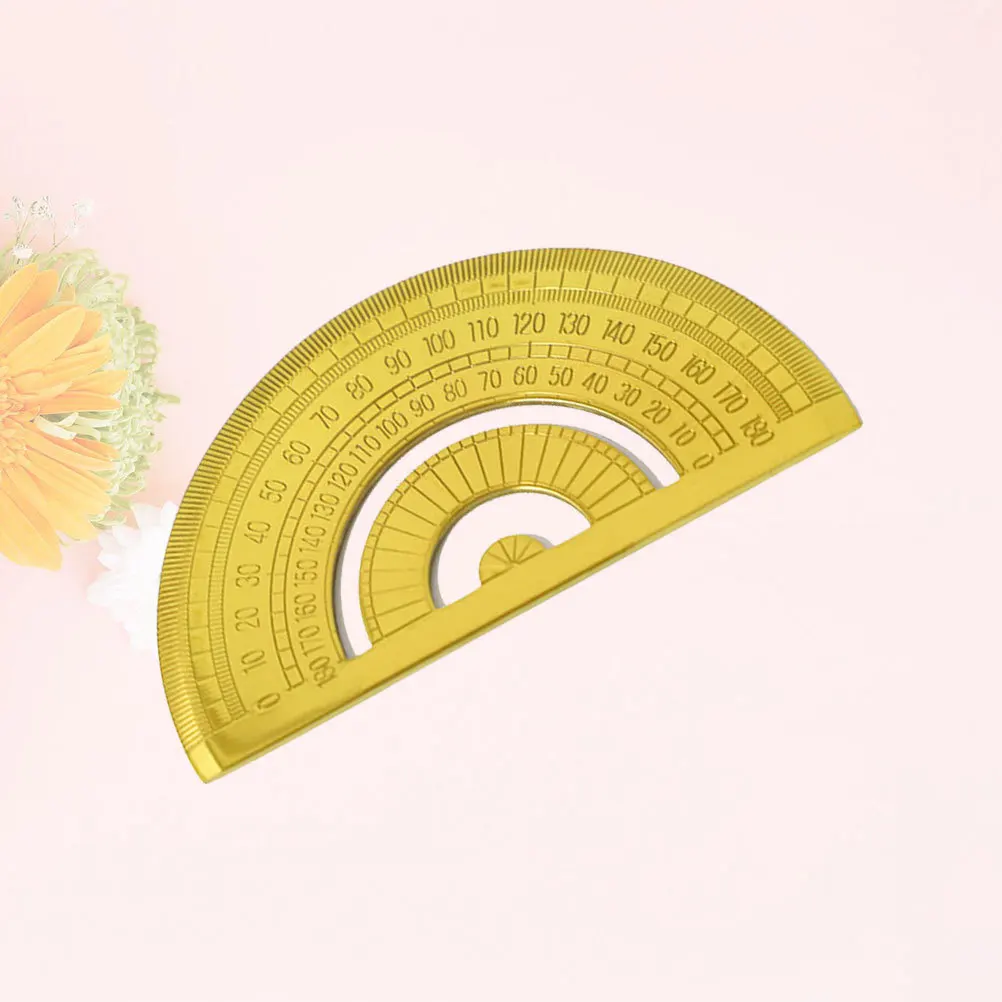 Precision Stainless Steel Ruler Compact Design Convenient Carrying Ideal for Students Teachers Artists Engineers