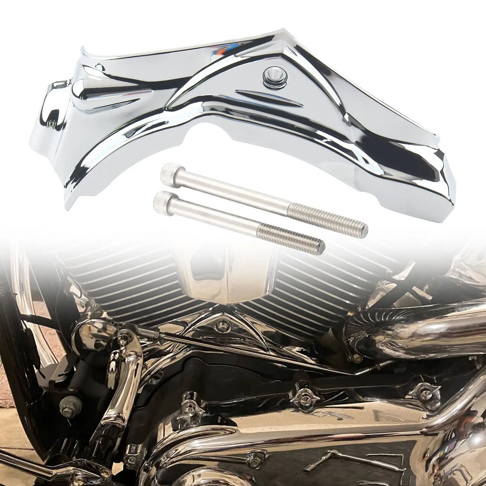 Motocykl chromowana podstawa cylindra pokrywa boczna Moto Decor akcesoria dla Harley Softail Slim Heritage niestandardowy Fat Boy EFI 2007-2017
