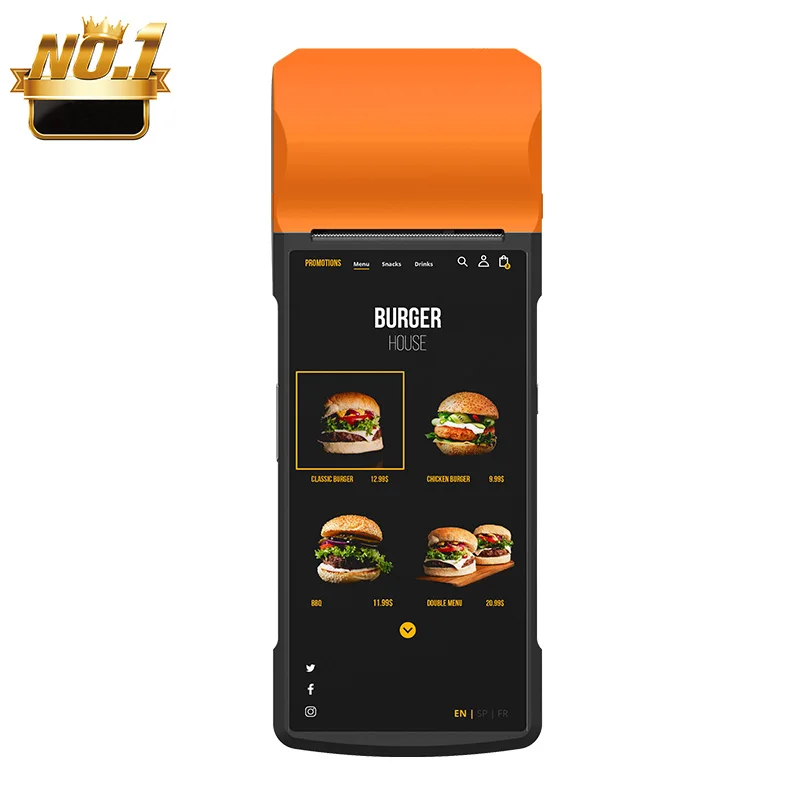 

Factory Order 6"HD Android 13 Handheld Mobile Android NFC POS Portable Terminal for Supermarket Grocery Store