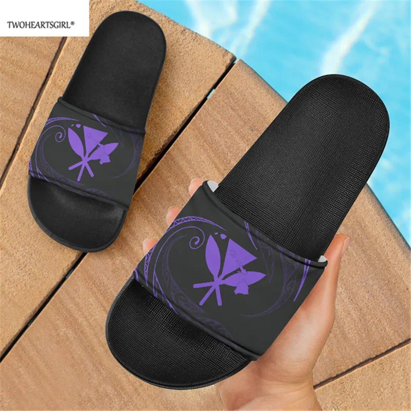 Tribale Kanaka Maoli Zomer Glijbanen Vrouwen Slippers Mode Home Slip On Slip Sandalen Heren Schoenen Slippers Zapatillas Dropshipping