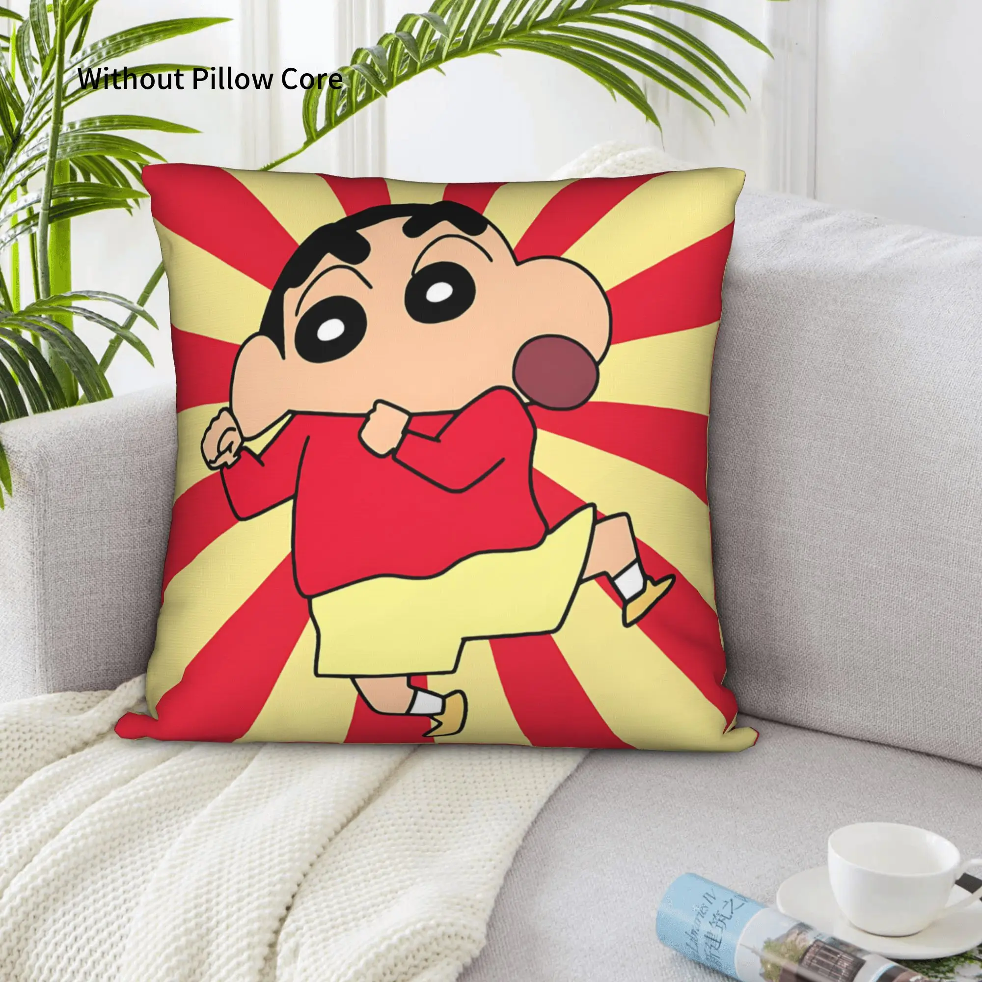 1PC Crayon S Shin chan Pillow Case Home Decor Items Double-Sided Printing  Sofa Cushion Bedroom Bedside Pillow