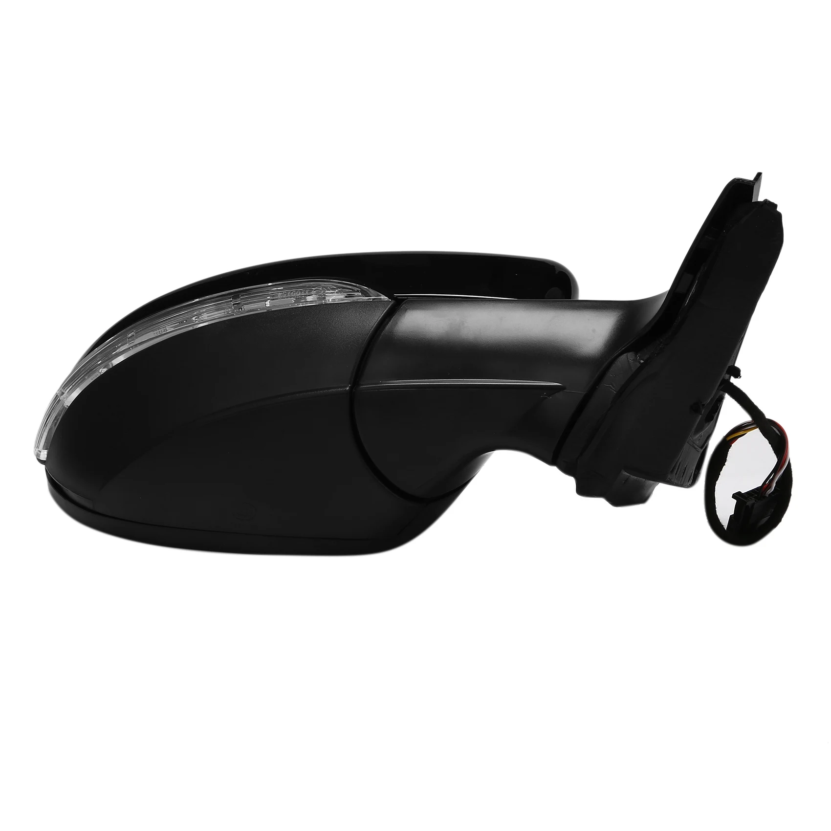 

Right Side Rear View Mirror Assembly Power Glass Heated Turn Signal 6 Wires for JETTA 2011 - 2018 5C7857508 Black