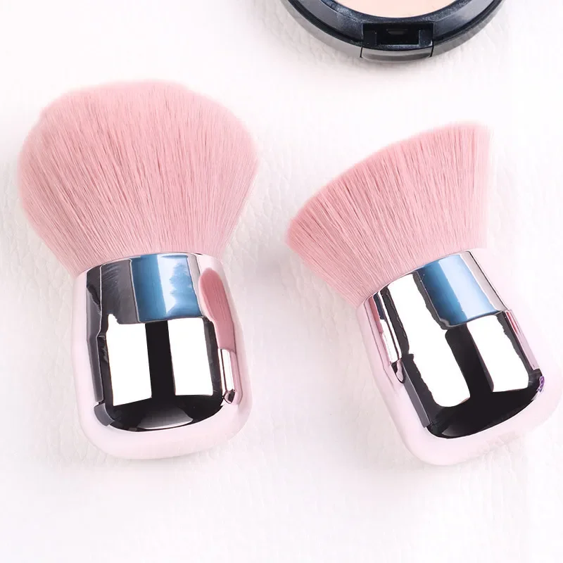 Wholesale 1/2 PCS  Loose Powder Blush Brushes Portable MINI Luxury Makeup Brush Travel Cosmetic Make Up Tools For Women Girls