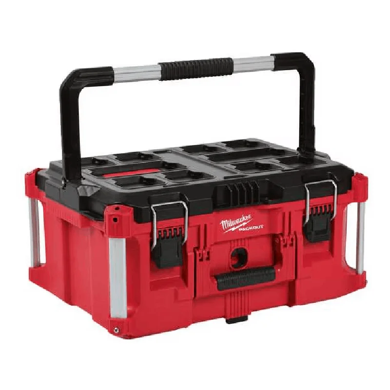 

PACKOUT Large Tool Box, Polymer, Black/Red, 22 in W x 16-1/4 in D x 11 in H
