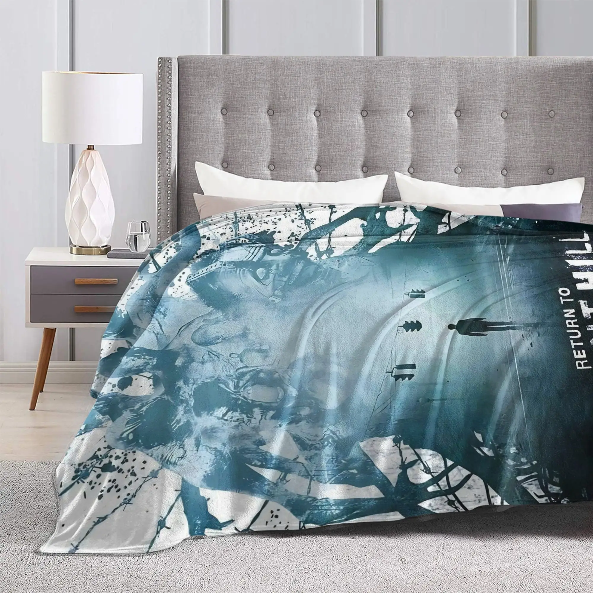 العودة إلى فيلم سايلنت هيل 2026 بطانية متعددة الأحجام بطانيات رمي فائقة النعومة ودافئة للأريكة والسرير