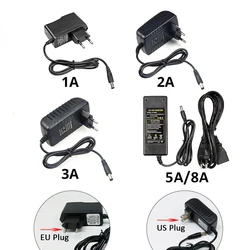 12V LED Adapter AC 100V-240V to DC 12V Transformer 1A 2A 3A Electronic Power Supply Converter LED Driver For LED Strips Light EU