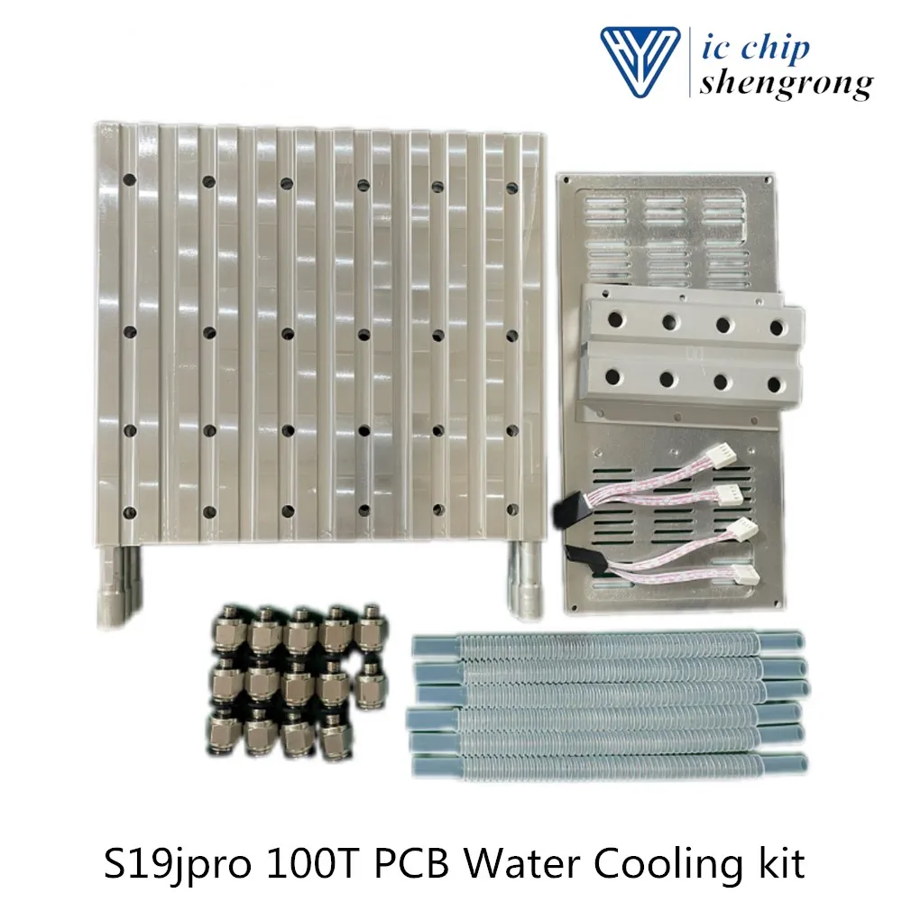 

Bitmain S19Jpro 100T PCB version Miner Water Cooling Plate Hydro Cooling System Kit