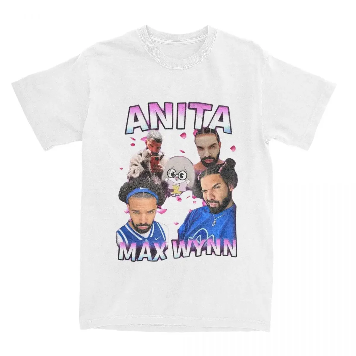 Anita Max Wynn Meme T Shirts Merchandise Men Women 100% Cotton Novelty Tee Shirt Short Sleeve Clothing Birthday Gift