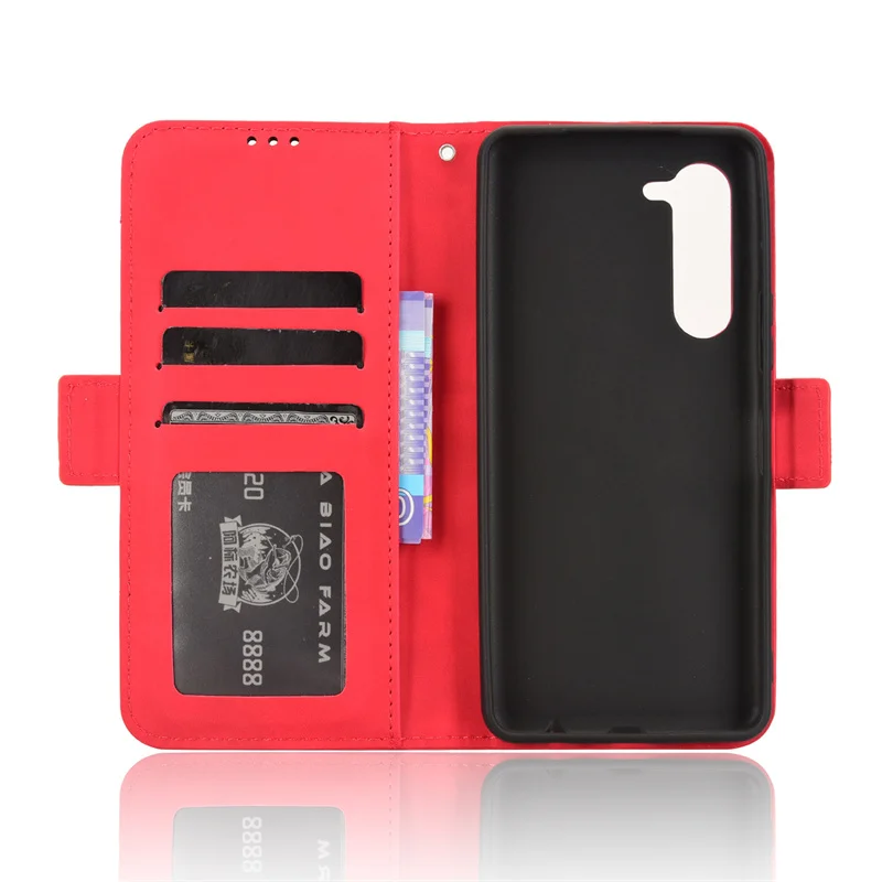 for Fcnt Arrows We2 Plus We2+ F-51E multi -card slot mobile phone protective case  built -in card bag can be inserted card