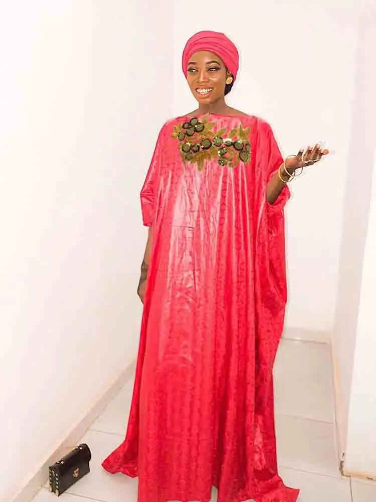 Stunning Embroidered Abaya Gown for Women, Multi-Color African Party Dress for Evening Gala & Ball Guest, Elegant Long Sleeve