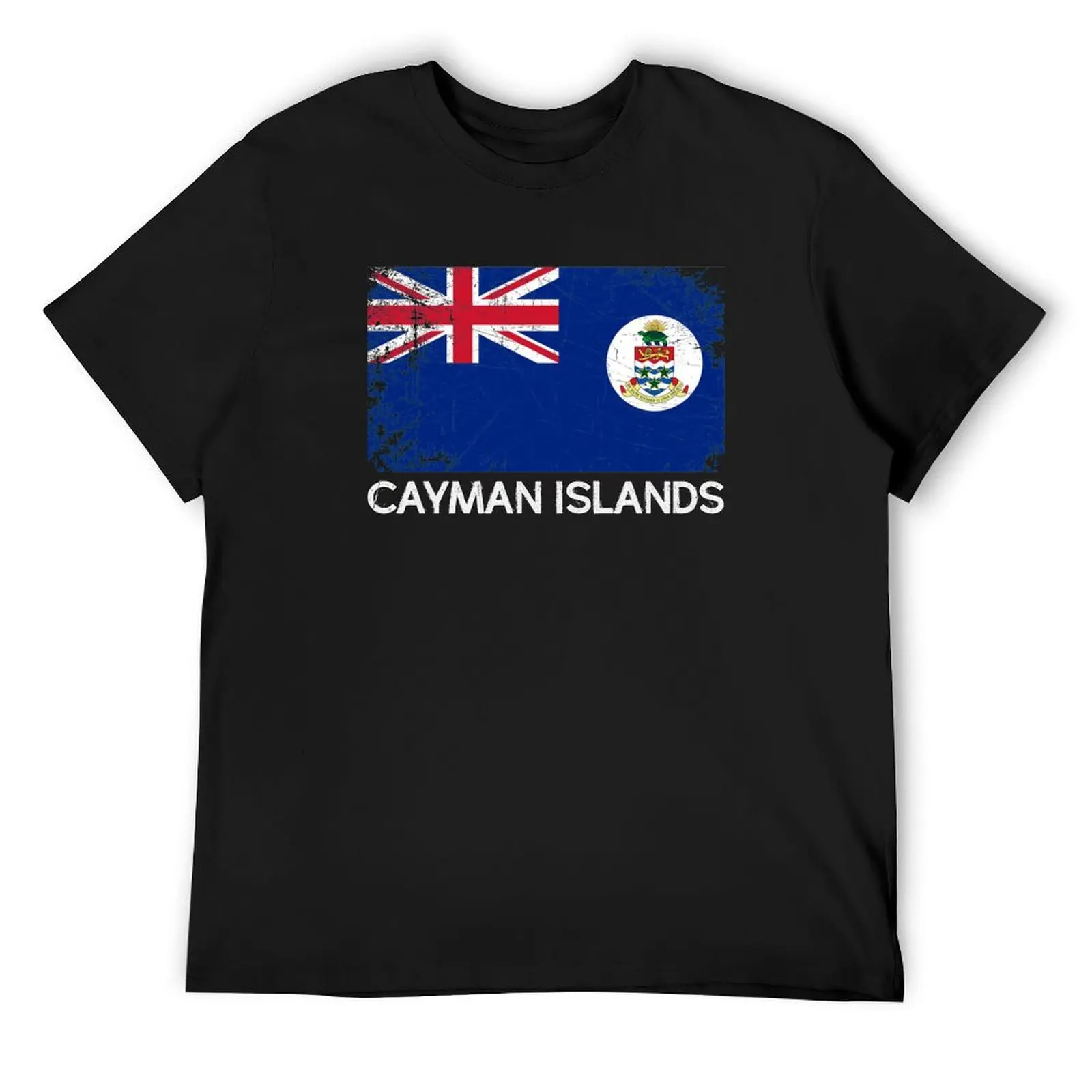 Caymanian Flag Design | Vintage Made In Cayman Islands Gift T-Shirt street wear graphic t shirts baggy shirts outfits for men