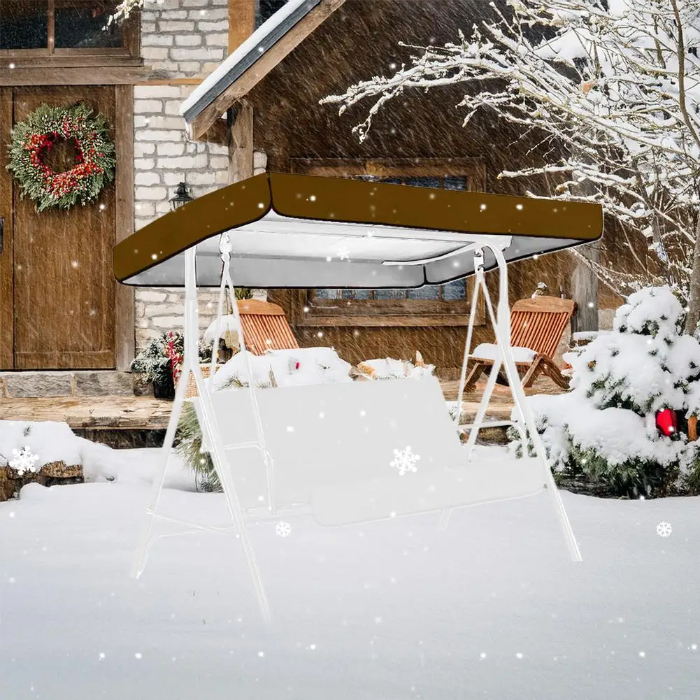 

Outdoor Courtyard Swing Ceiling 1.90x1.32x0.15m Waterproof Protection UV Swing Snow Garden Shelter Roof Home Sunshade Sun R N9I1