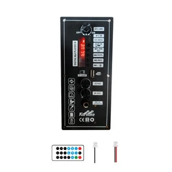 3.7V Amplifier Board Square Dance Speaker Amplifier Support Bluetooth-compatible TF-Card U-Disk MP3 Player 5-8in Speaker