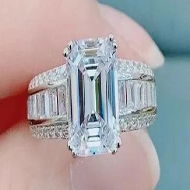 

Высококачественные ювелирные изделия из серебра 100% пробы с родиевым покрытием и кубическим цирконием, Модная фотография на годовщину