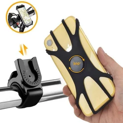 360° Removable Phone Holder Universal Phone Mount for Bicycle Motorcycle Scooter Phone Mount for 4