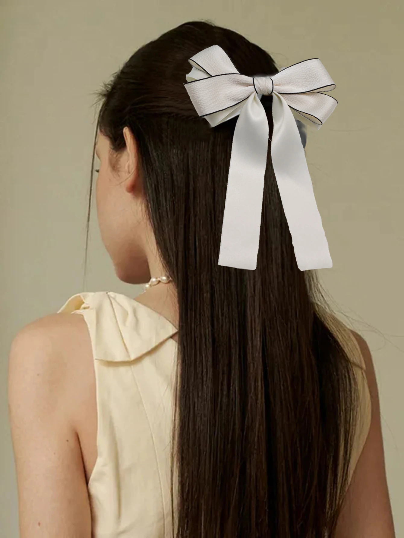 Lystrfac Fashion Hair Bow For Women Hairpin Simple Fashion Top Clip Ladies Hairgrips Female Hair Accessories