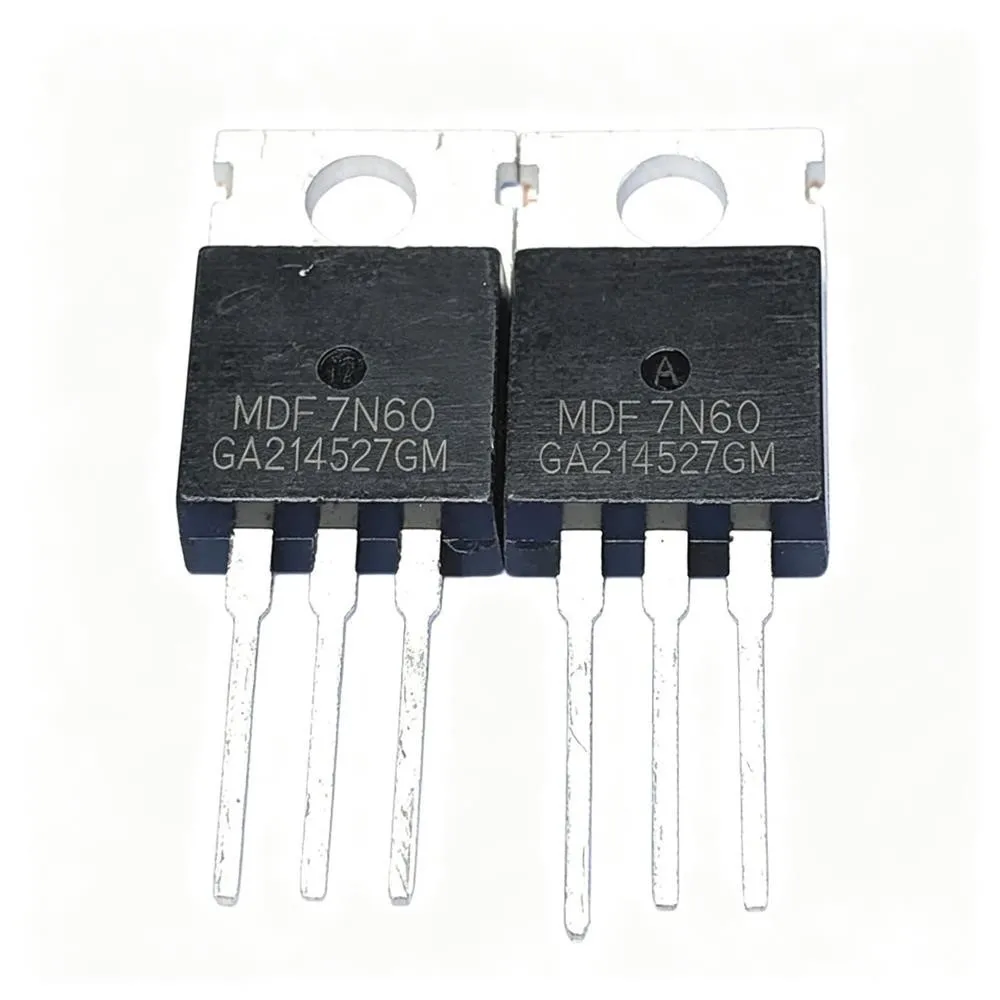 5PCS MDF7N60 PTP03N06NA IRFB3004G 40V 195A IXTP02N120P 1200V 0.2A KA78T12 12V 3A TF5B60D AOTF5B60D 600V 5A