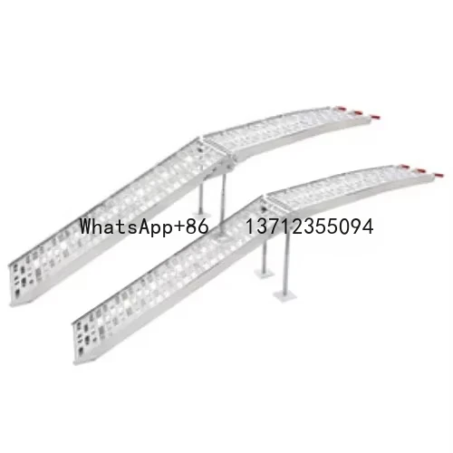 750lbs High quality Aluminum Ramp Outdoor Portable Ramp For ATV Bike Motorcycle Aluminum Ramps