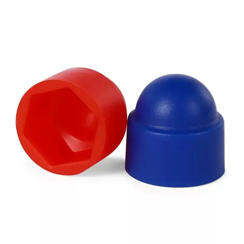 PE Plastic Hexagon Caps For Bolt Protect Nut M3~M24 Waterproof Dust Proof Protective Decoration Nuts Cap For Car Wheels Exterior
