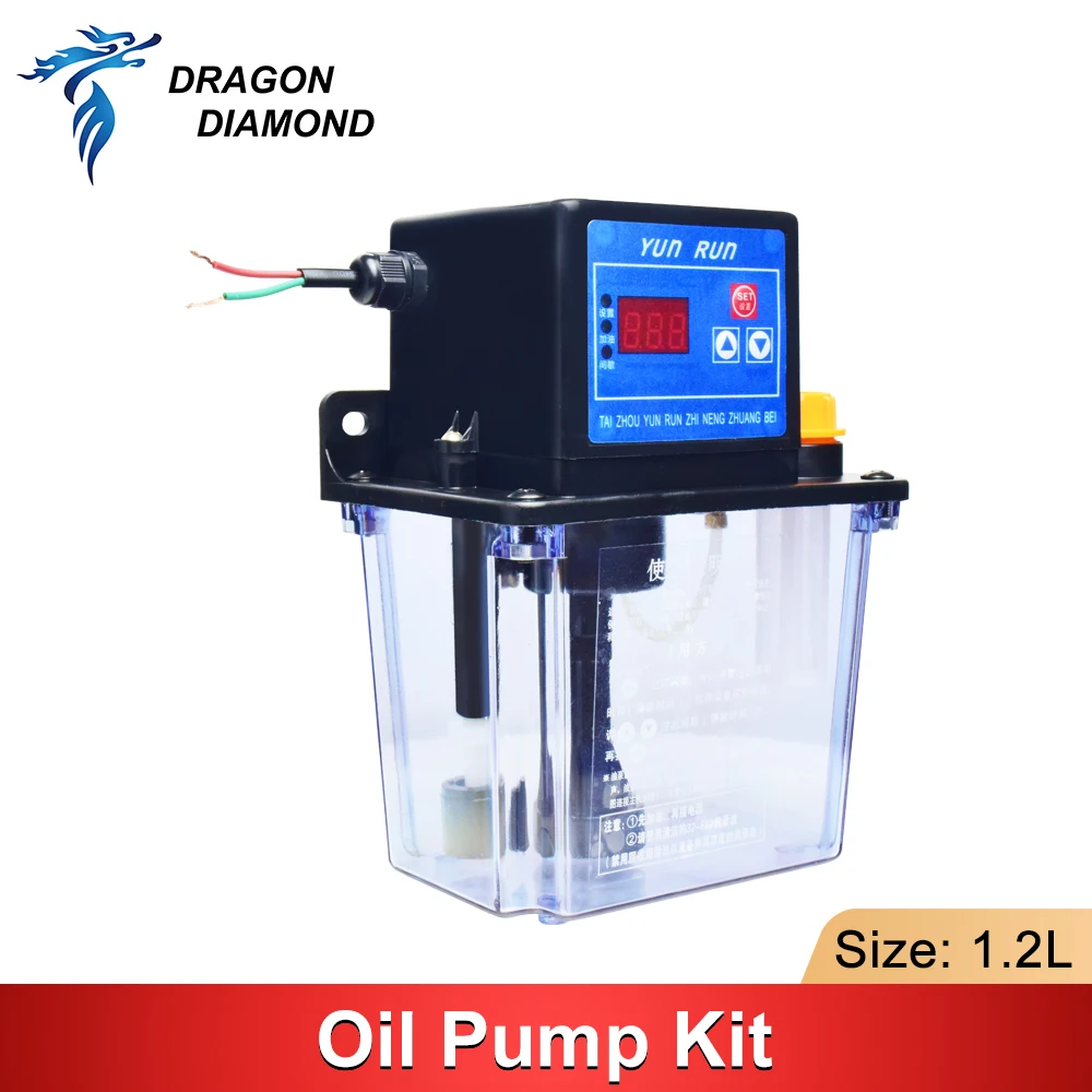 1.2L Lubricant Pump Automatic Lubricating Oil Pump CNC Electromagnetic Lubrication Pump Lubricator Grease System