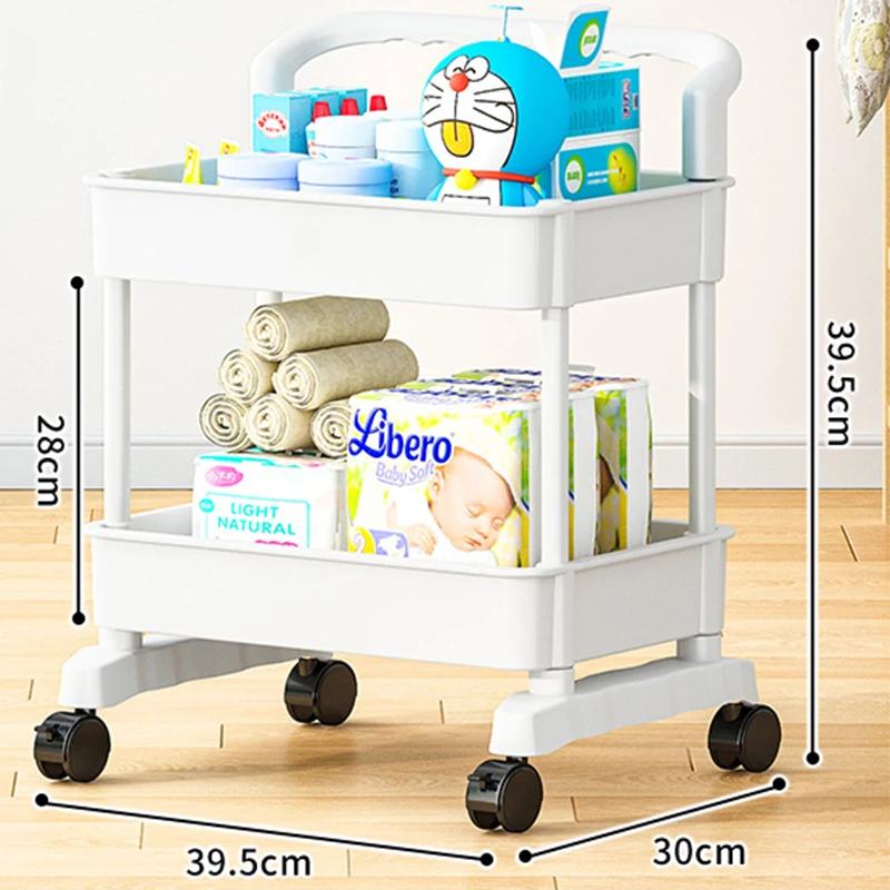 Tattoo Beauty Salon Trolley Hairdressing Makeup Cosmetic Rolling Salon Trolley Utility Carrello Attrezzi Salon Furniture BL50ST